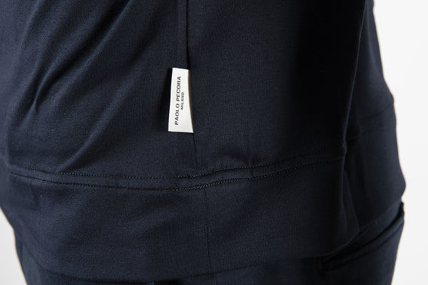t-shirt LUNGA blu