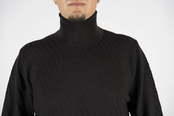 maglia DIAGONALE marrone