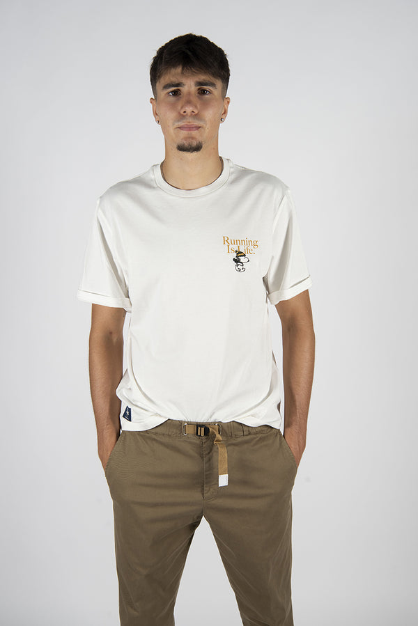 t-shirt SNOOPY panna