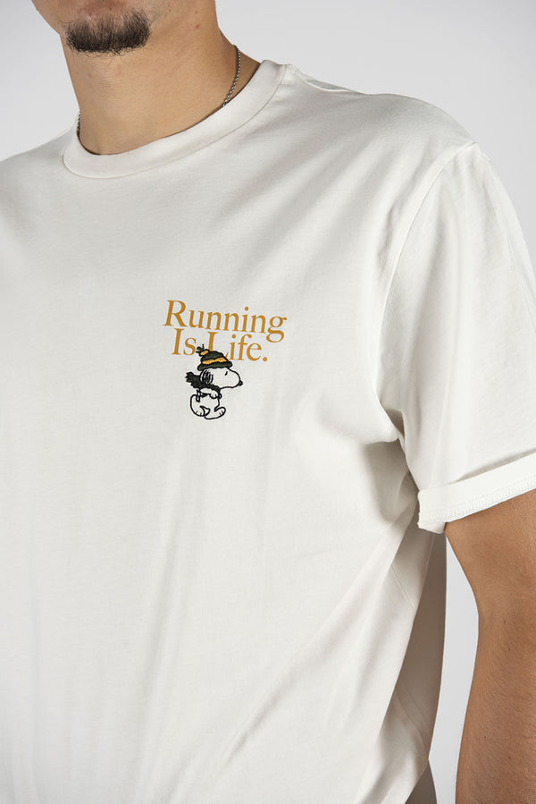 t-shirt SNOOPY panna
