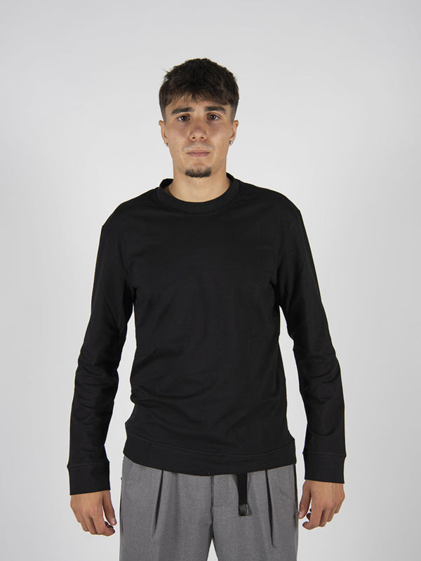t-shirt LUNGA nero