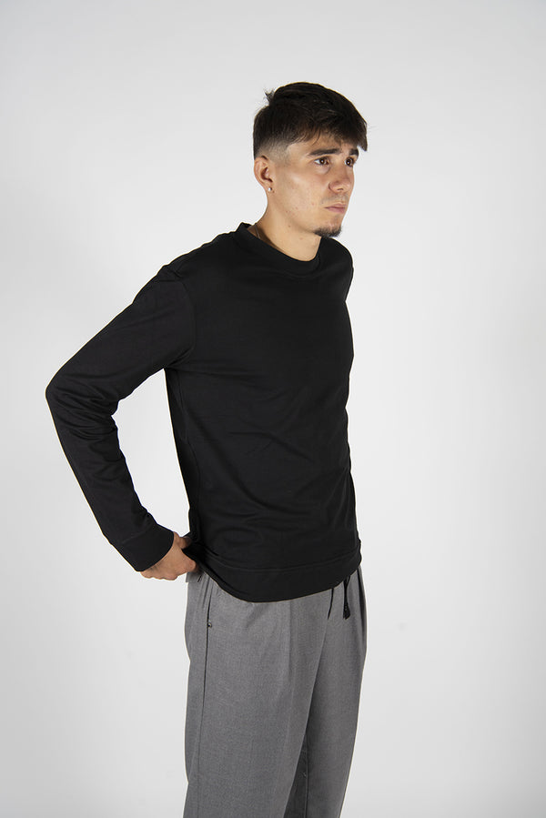 t-shirt LUNGA nero