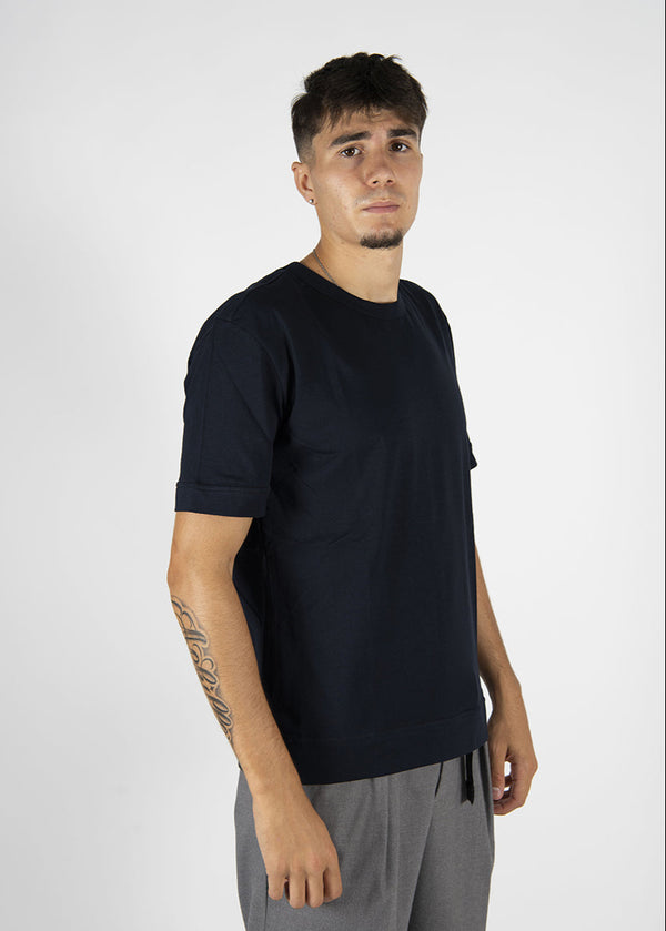 t-shirt BASIC blu