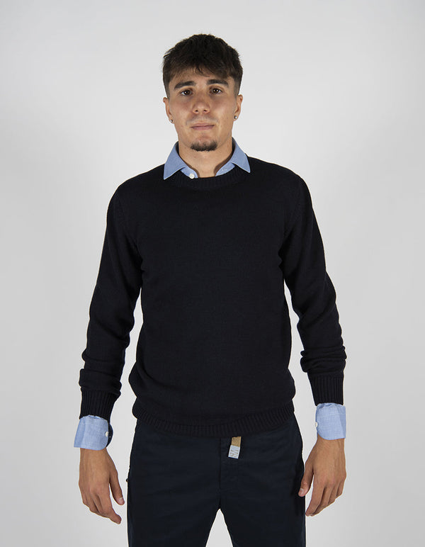 OXFORD LOGO SHIRTY blue black