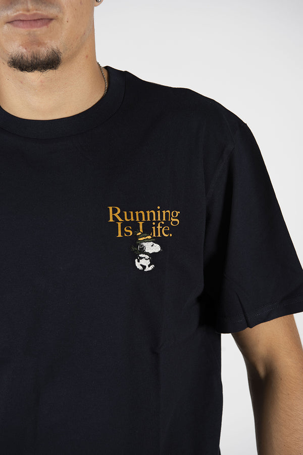 t-shirt SNOOPY blu