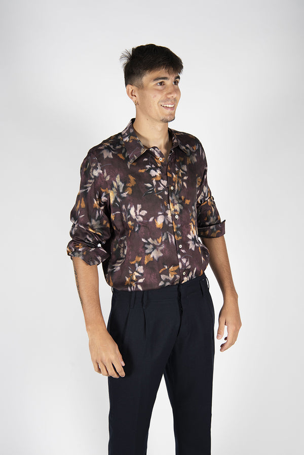 camicia TUNDRA bordeaux