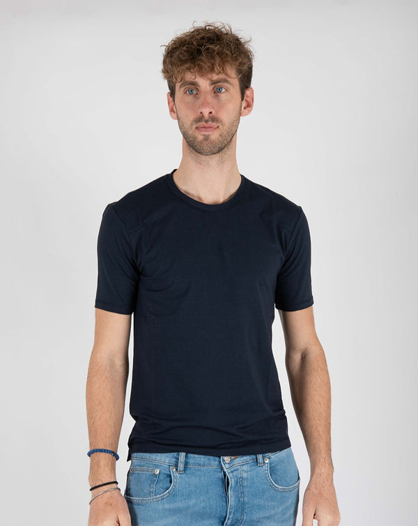 t-shirt TAGLIO VIVO blu