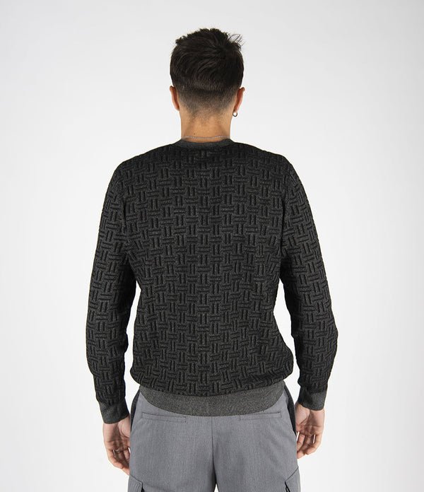 maglia SCACCHI nero