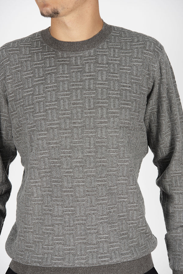 maglia SCACCHI grigio