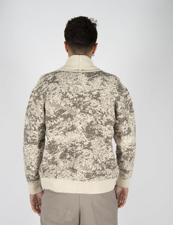 cardigan JACQUARD tortora