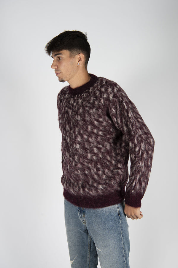maglia WILD bordeaux