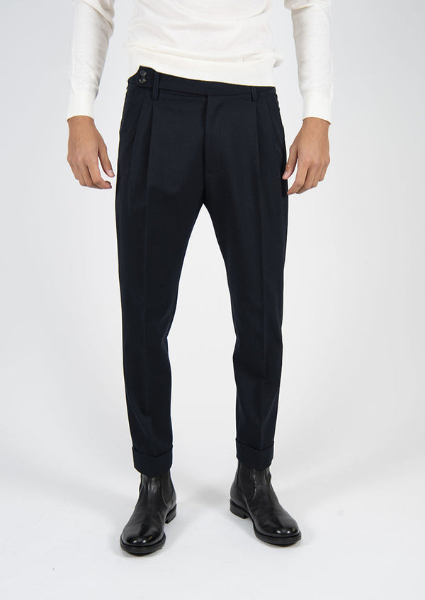 pantalone DOPPIA PENCE blu