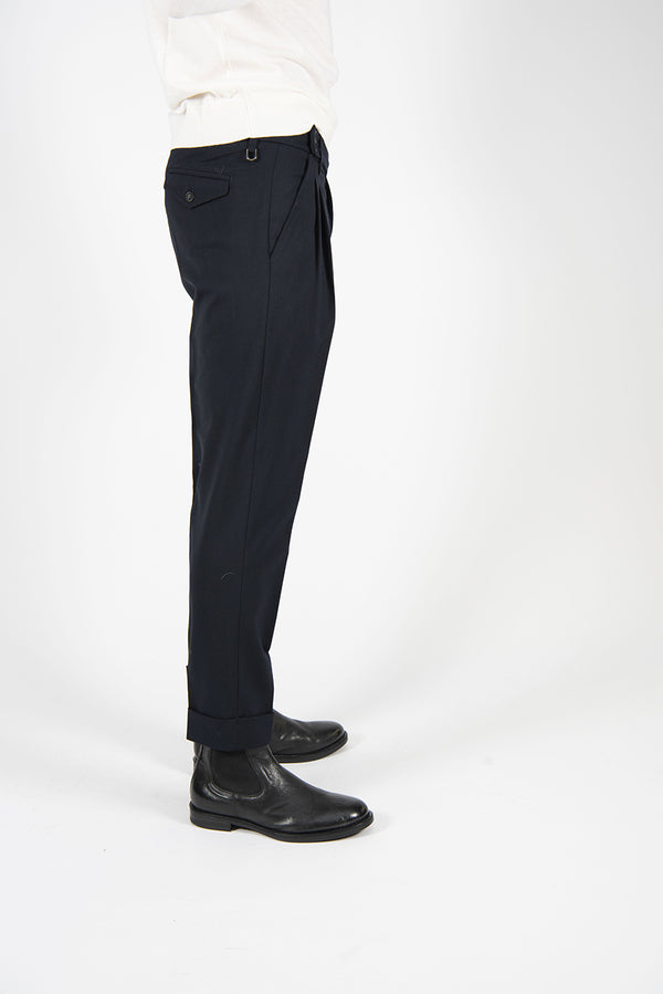 pantalone DOPPIA PENCE blu