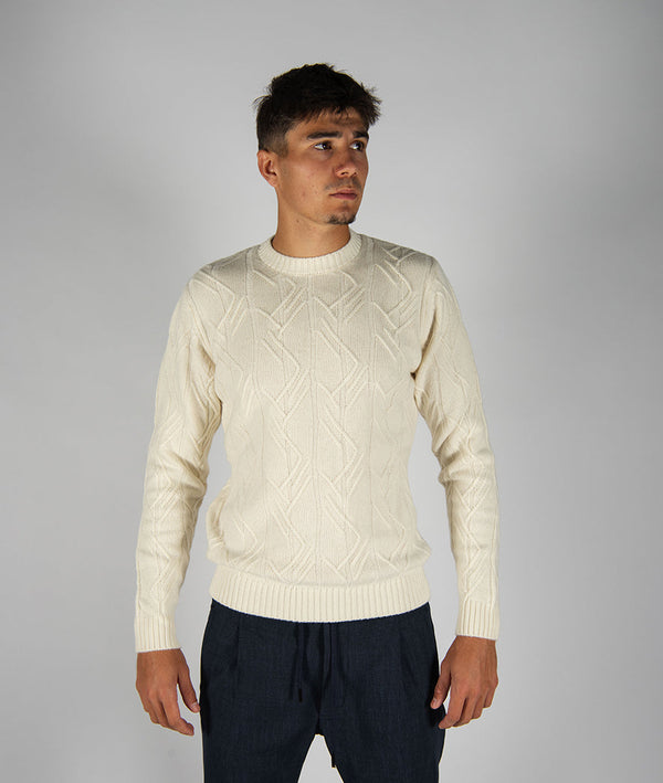 maglia LOSANGHE panna