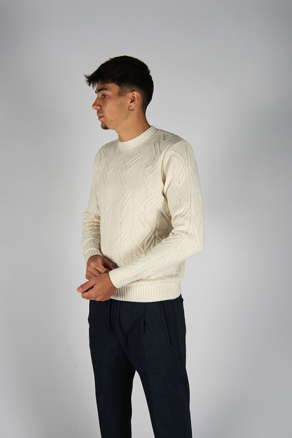 maglia LOSANGHE panna