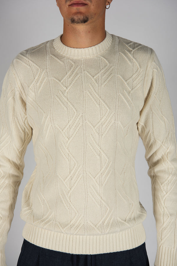 maglia LOSANGHE panna