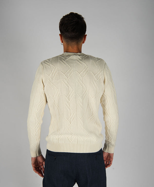 maglia LOSANGHE panna