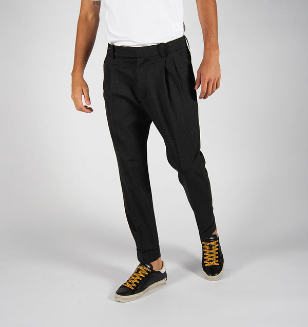 pantalone DOPPIA PENCE grigio