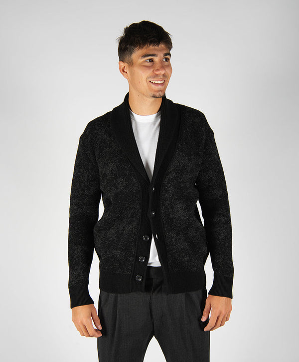 cardigan JACQUARD nero