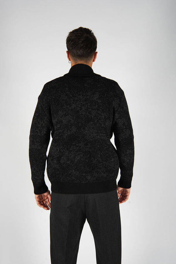 cardigan JACQUARD nero