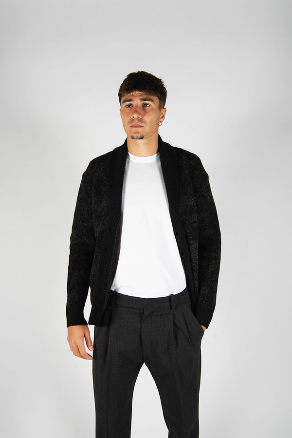 cardigan JACQUARD nero
