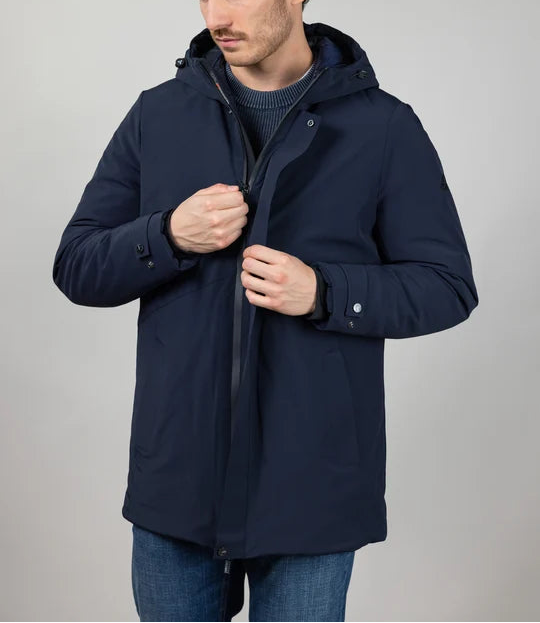 giubbotto SORONA long blu