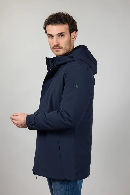 giubbotto SORONA long blu