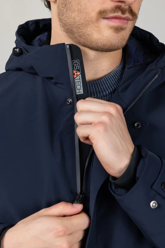 giubbotto SORONA long blu