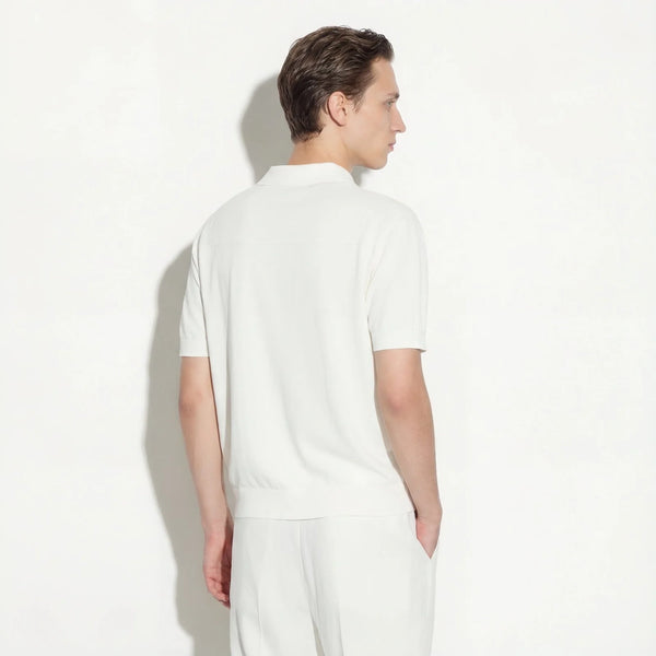 maglia POLO LOOSE panna