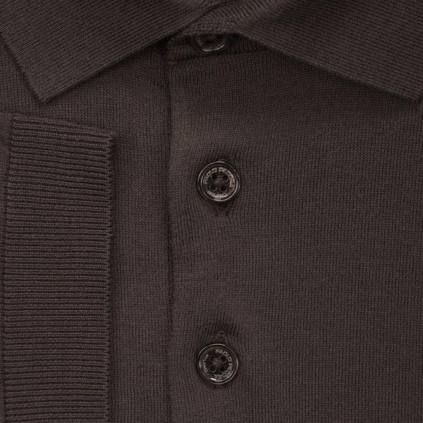 maglia POLO basic marrone