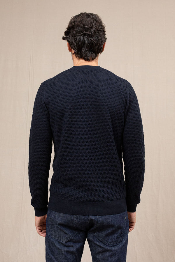 maglia GIROCOLLO blu