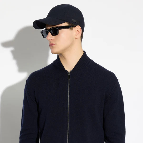maglia ZIP blu