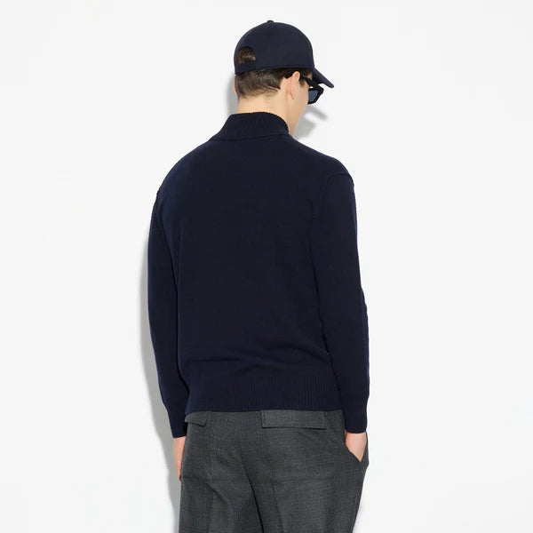 maglia ZIP blu