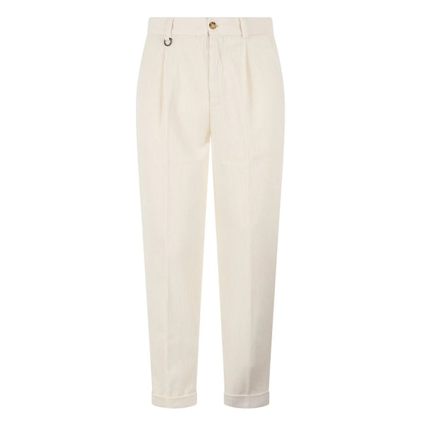 pantalone DUOMO velluto latte
