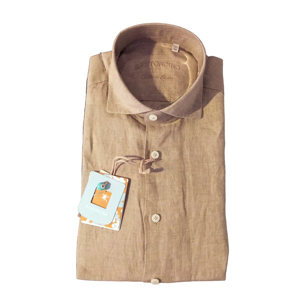 camicia LINO beige