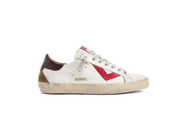SUPRIME bianco/rosso