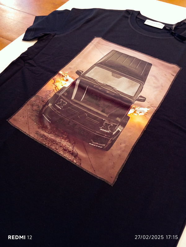 t-shirt BLACK FIRE