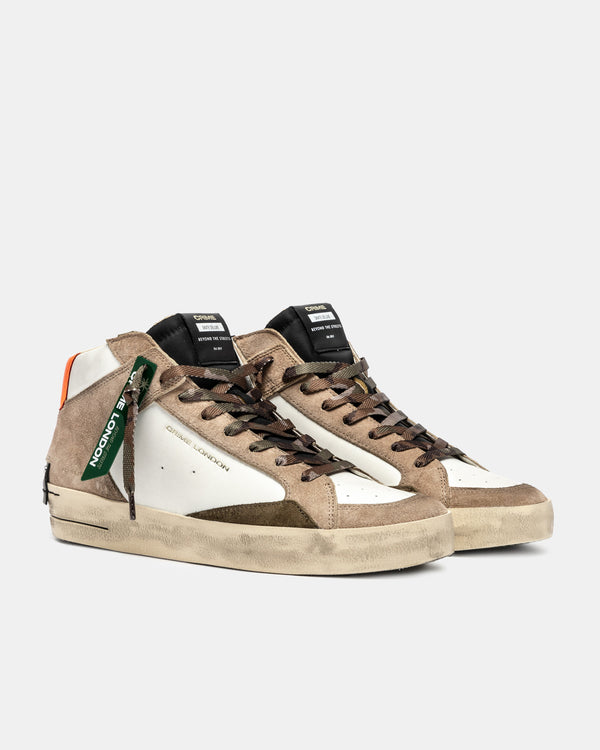 CRIME SK8 deluxe mid burnt ashes