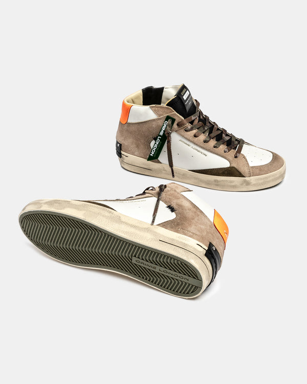 CRIME SK8 deluxe mid burnt ashes