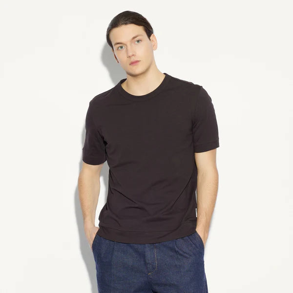 t-shirt BASIC marrone